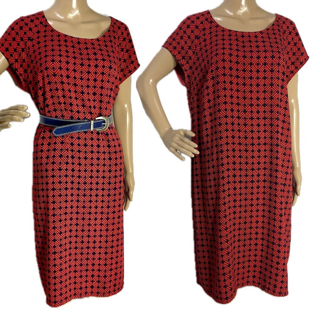 Merona Sz XL Knee Length Shift Dress